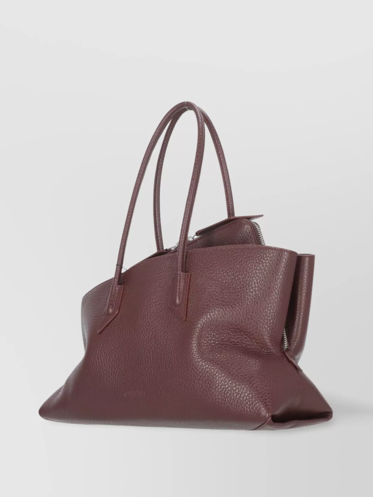 The Attico Pebbled Leather Shoulder Bag