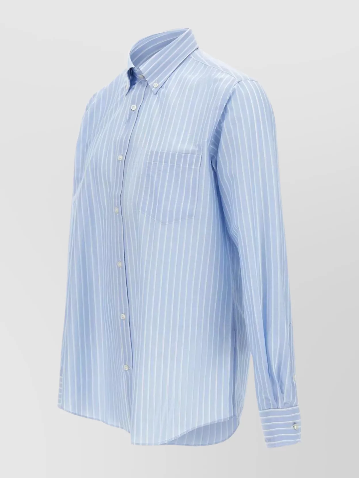 Shop Paul & Shark Summer Breeze Striped Cotton Poplin Shirt