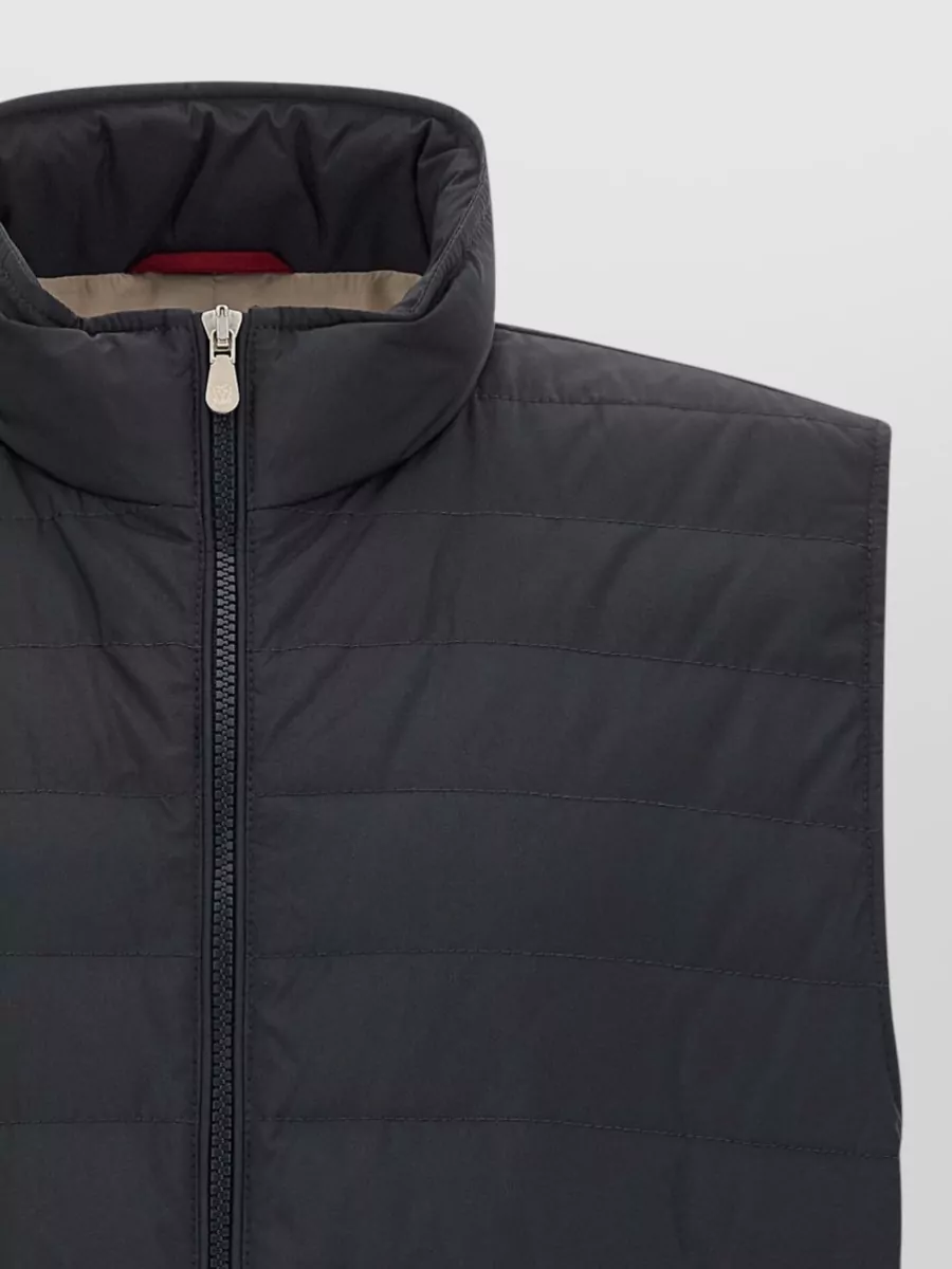 Brunello Cucinelli Quilted Sleeveless Padded Coat