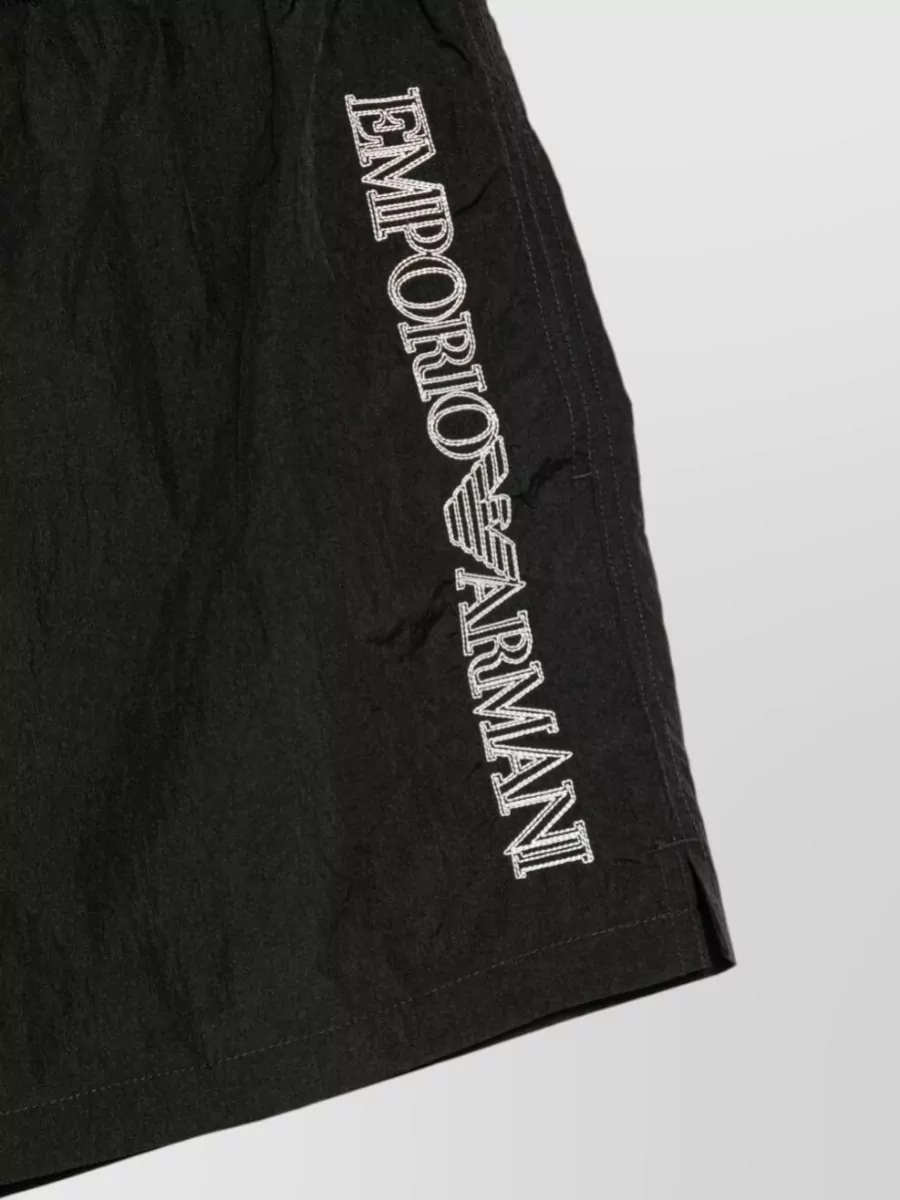 Emporio Armani Crinkled Swim Shorts