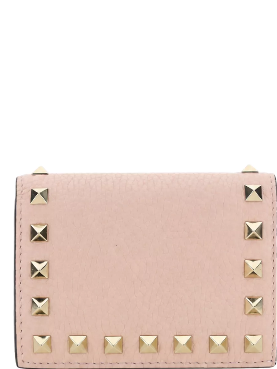 Valentino Garavani Leather Rockstud Wallet