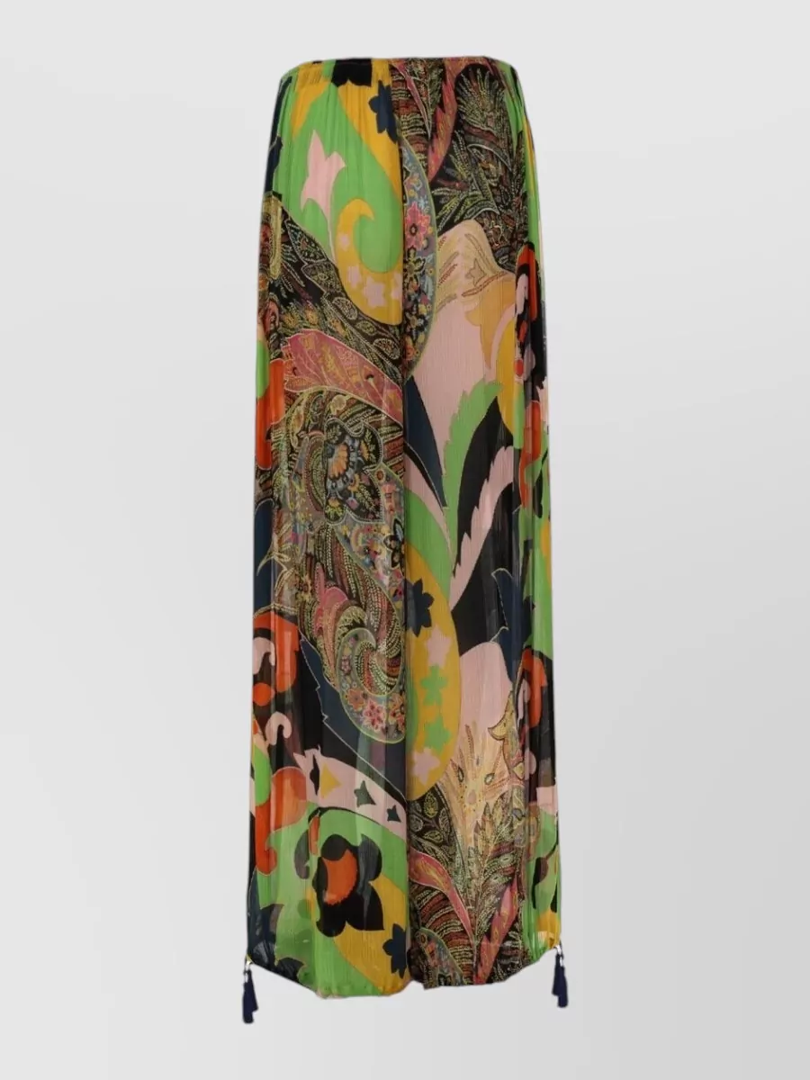 Etro Printed Wide-Leg Trousers