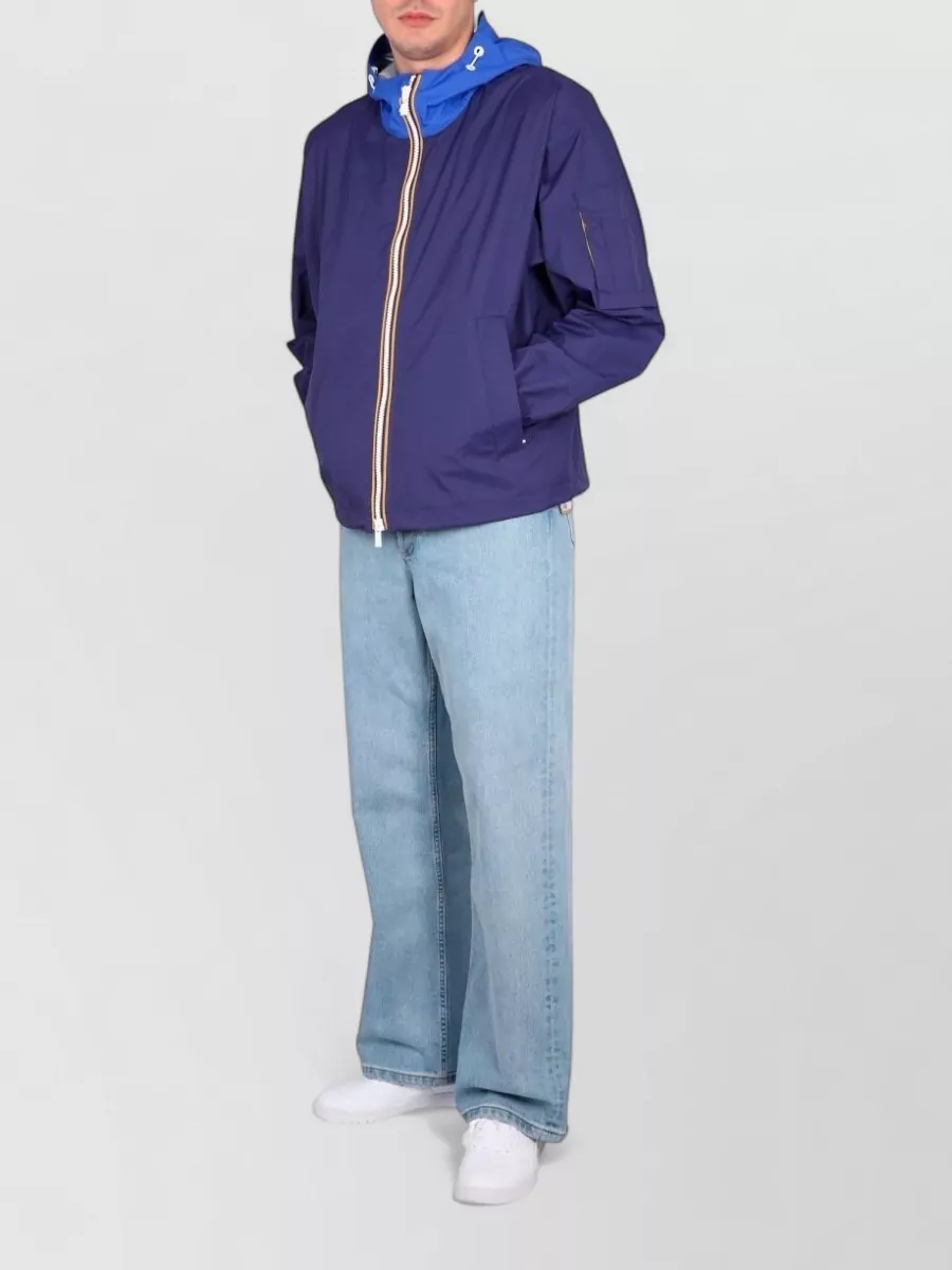 K-Way Hooded Bomber Jacket