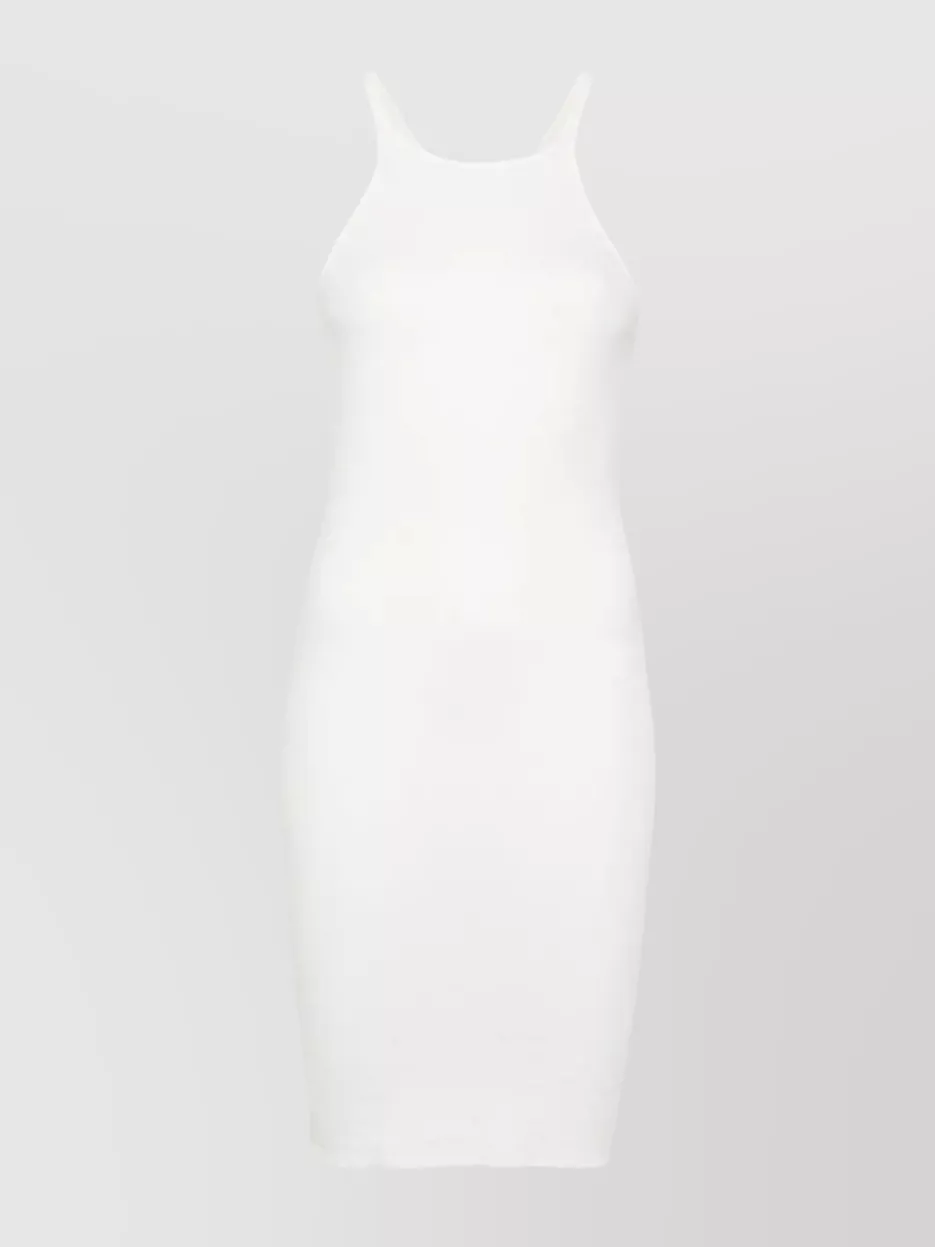 Shop Rick Owens Drkshdw Tank Dress With Racer Back And Round Neckline