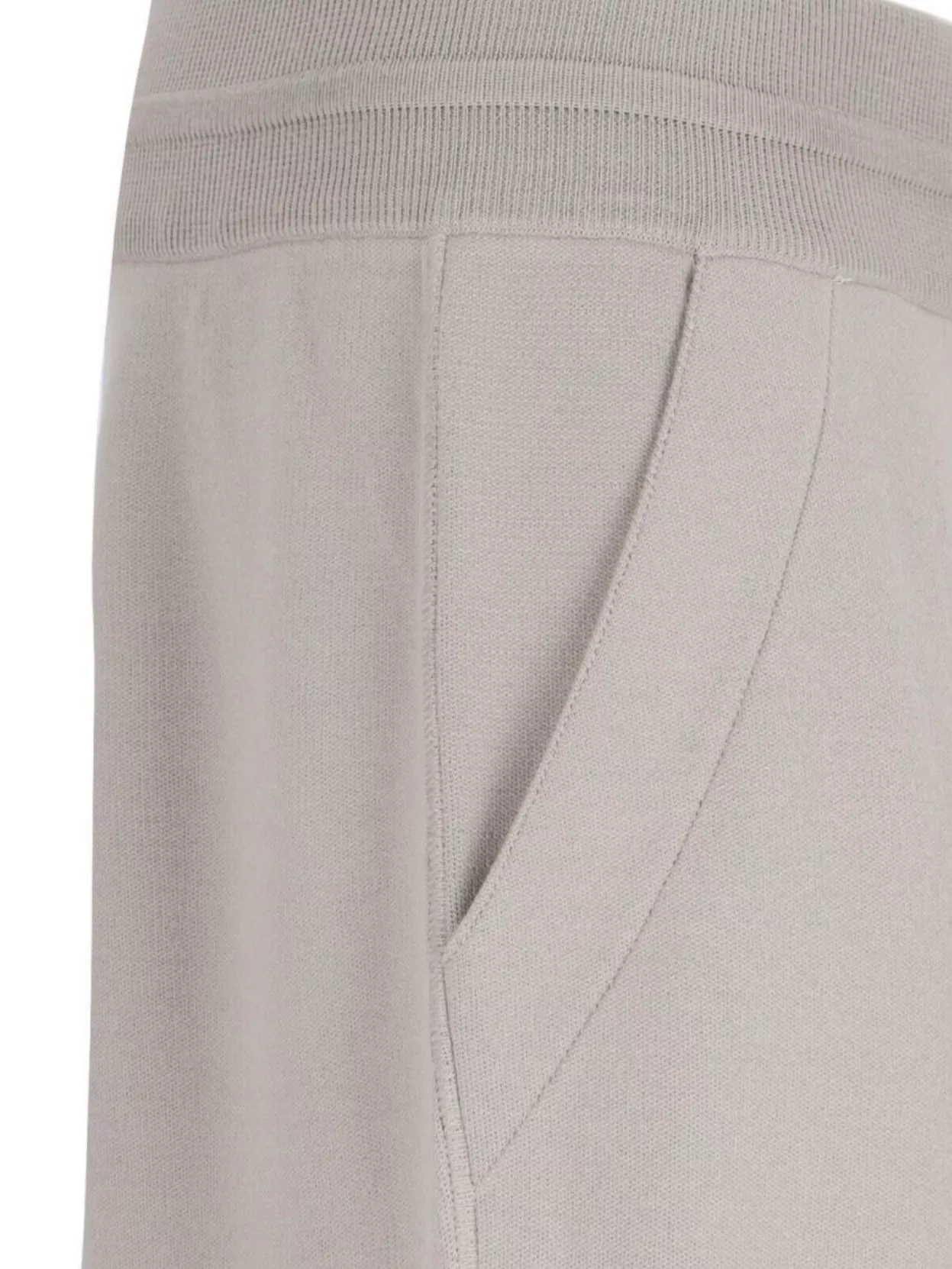 Loro Piana Straight Leg Trousers Elastic Waistband