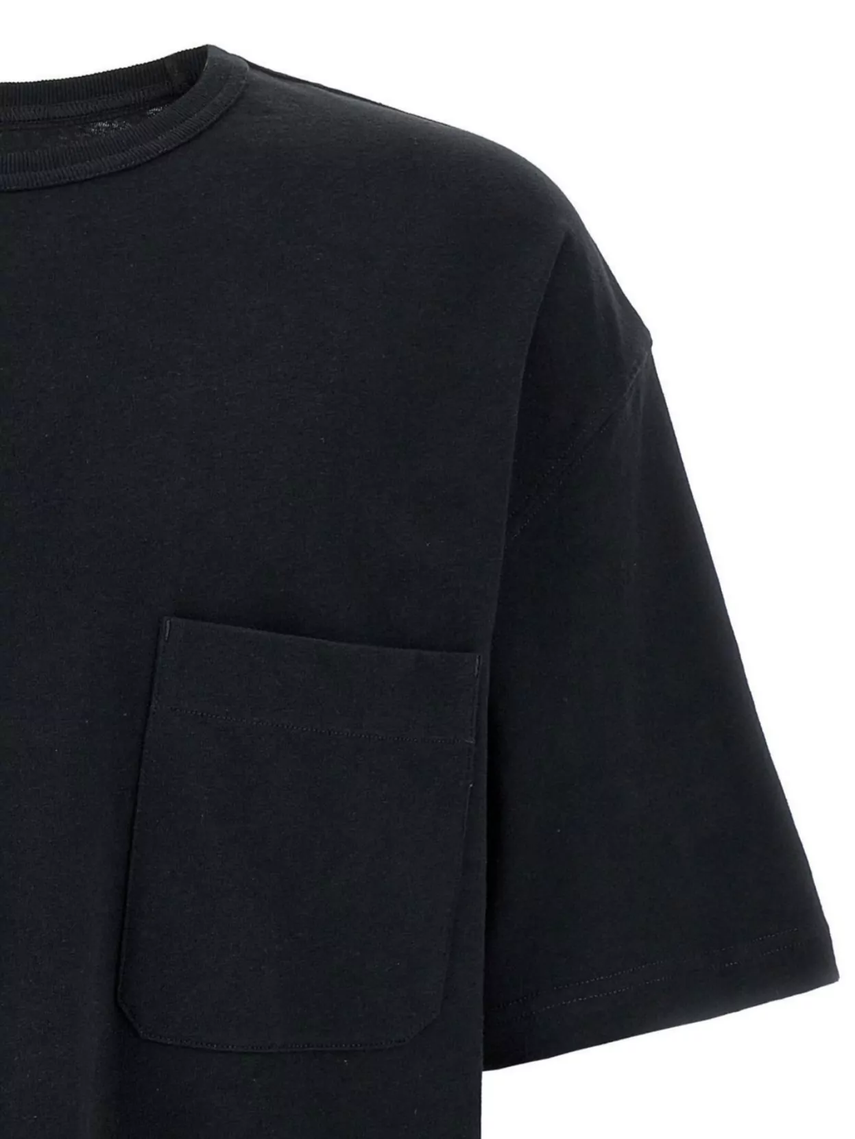 Lemaire Oversized T-Shirt With Pocket And Slits