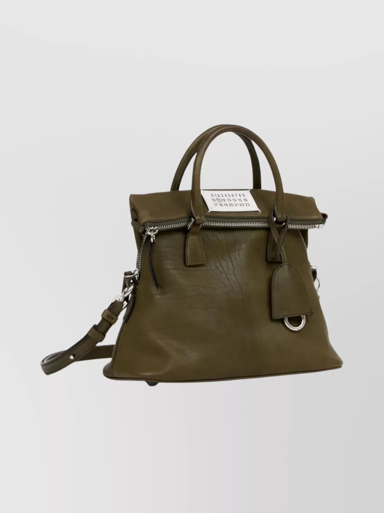 Maison Margiela Stylish Shoulder Bag Metal Ring Detail