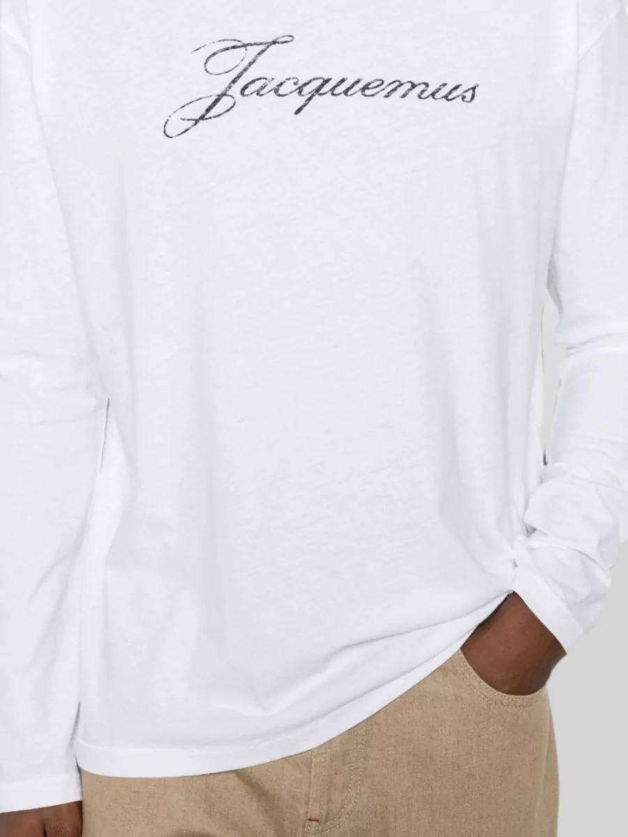 Jacquemus Logo Cotton Long-Sleeve T-Shirt