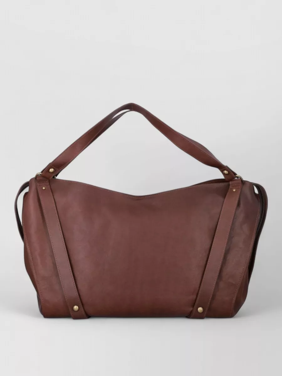 Diesel large leather shoulder bag