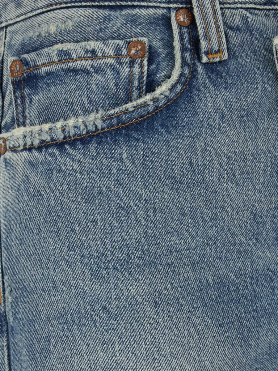 Agolde Denim Wide-Leg Trousers
