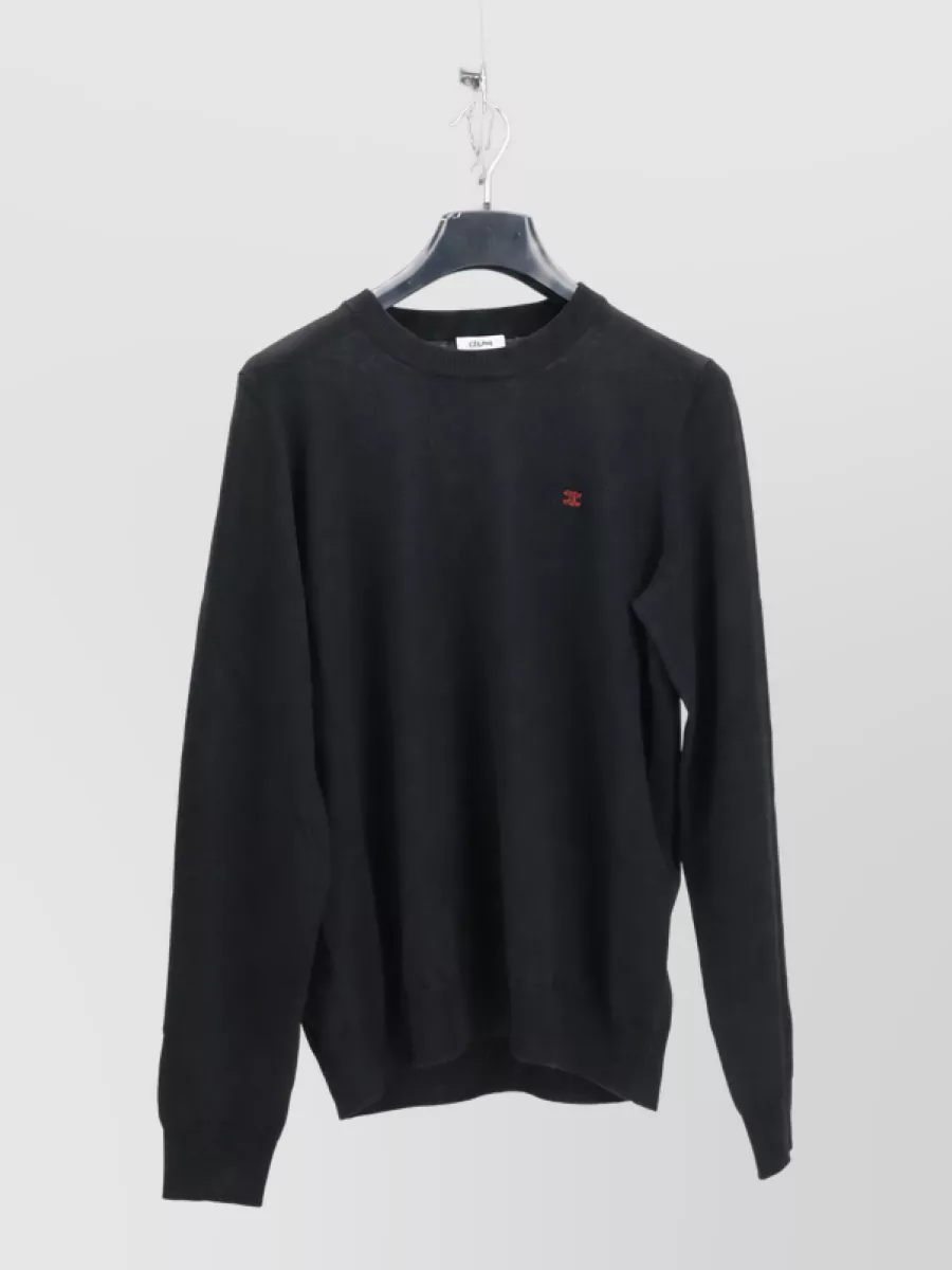 Celine wool ribbed crewneck sweater