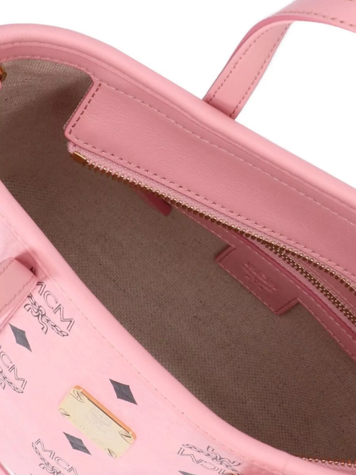Mcm Versatile Tote Bag Detachable Strap