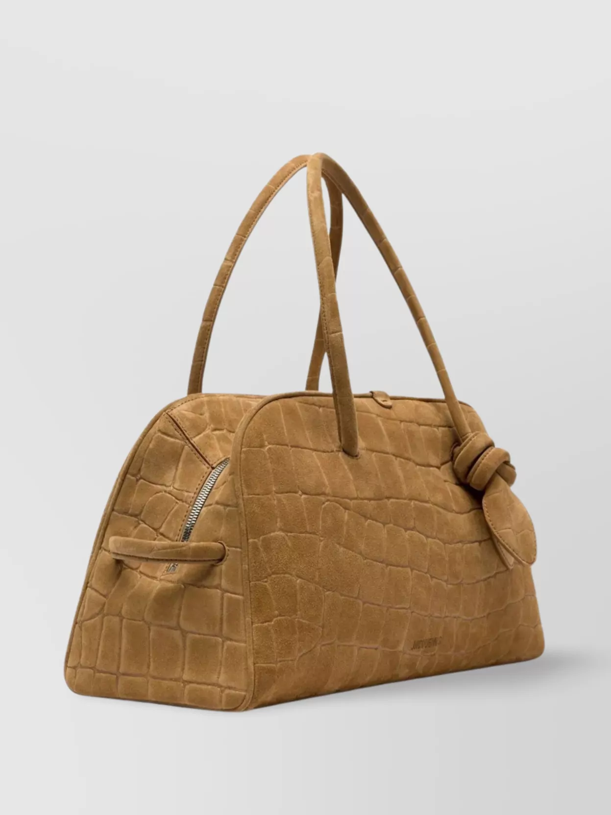 Jacquemus Crocodile Knot Handle Shoulder Bag