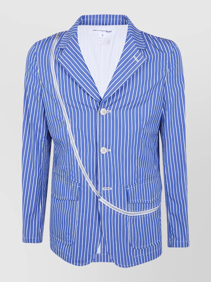 Comme Des Garçons Regular-Fit Cotton Blazer