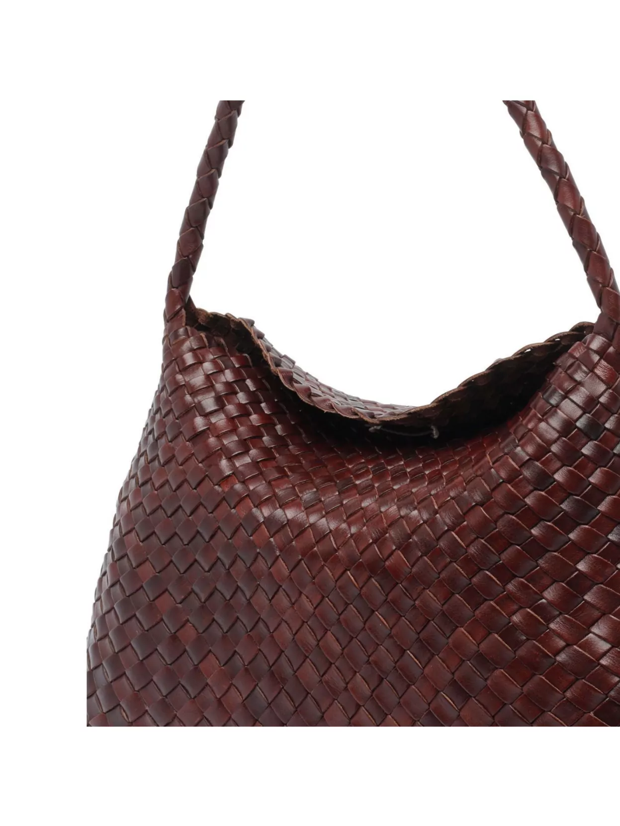 Dragon Diffusion Mini Woven Slouchy Single Handle Bag