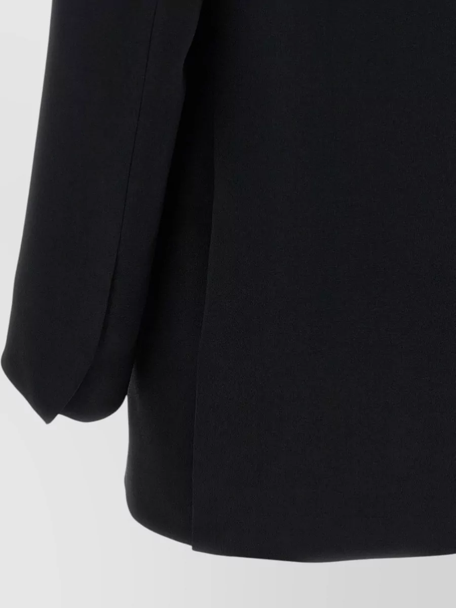 Dries Van Noten Single-Breasted Crepe Blazer