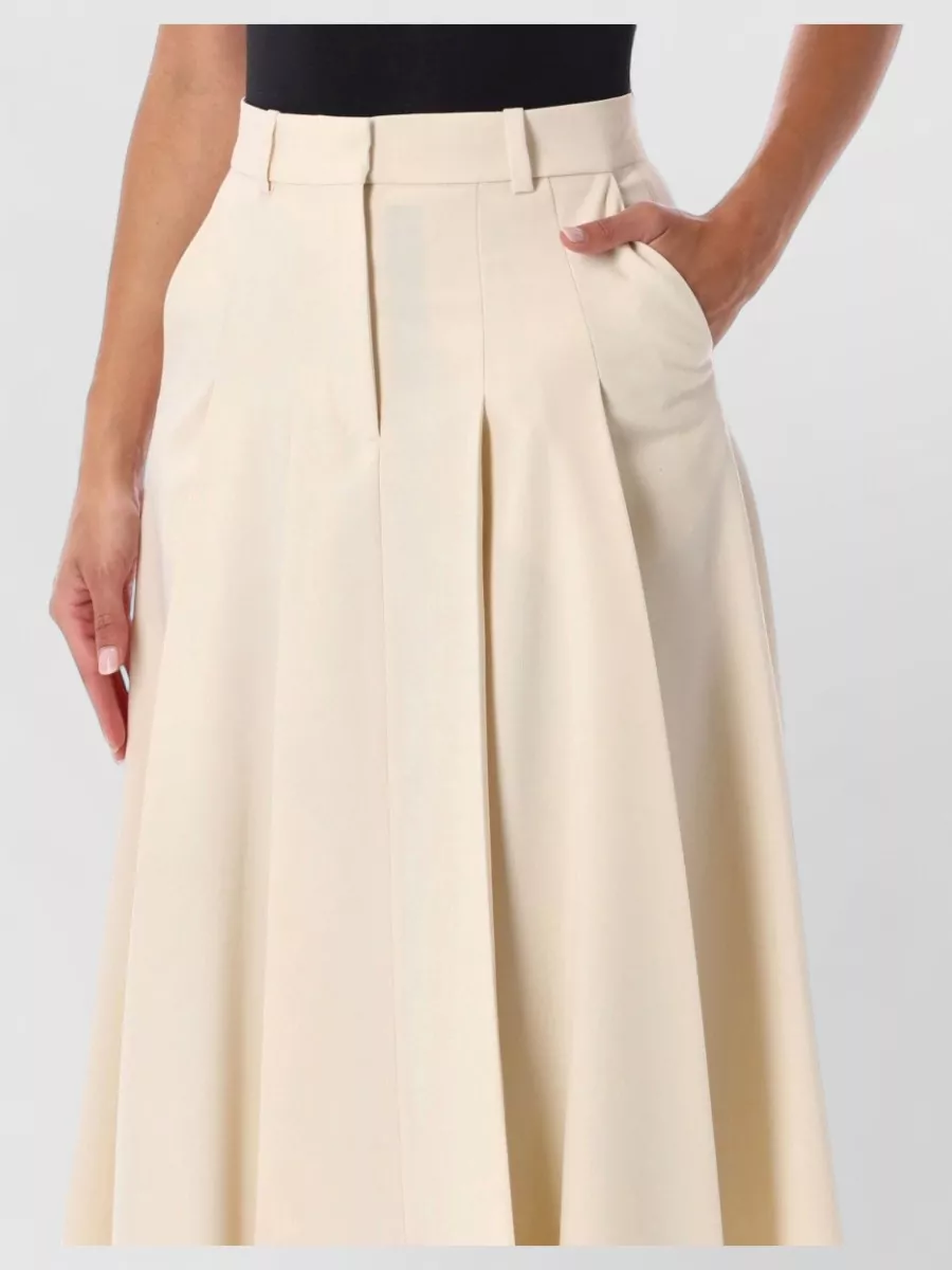 By Malene Birger Flared Midi Skirt