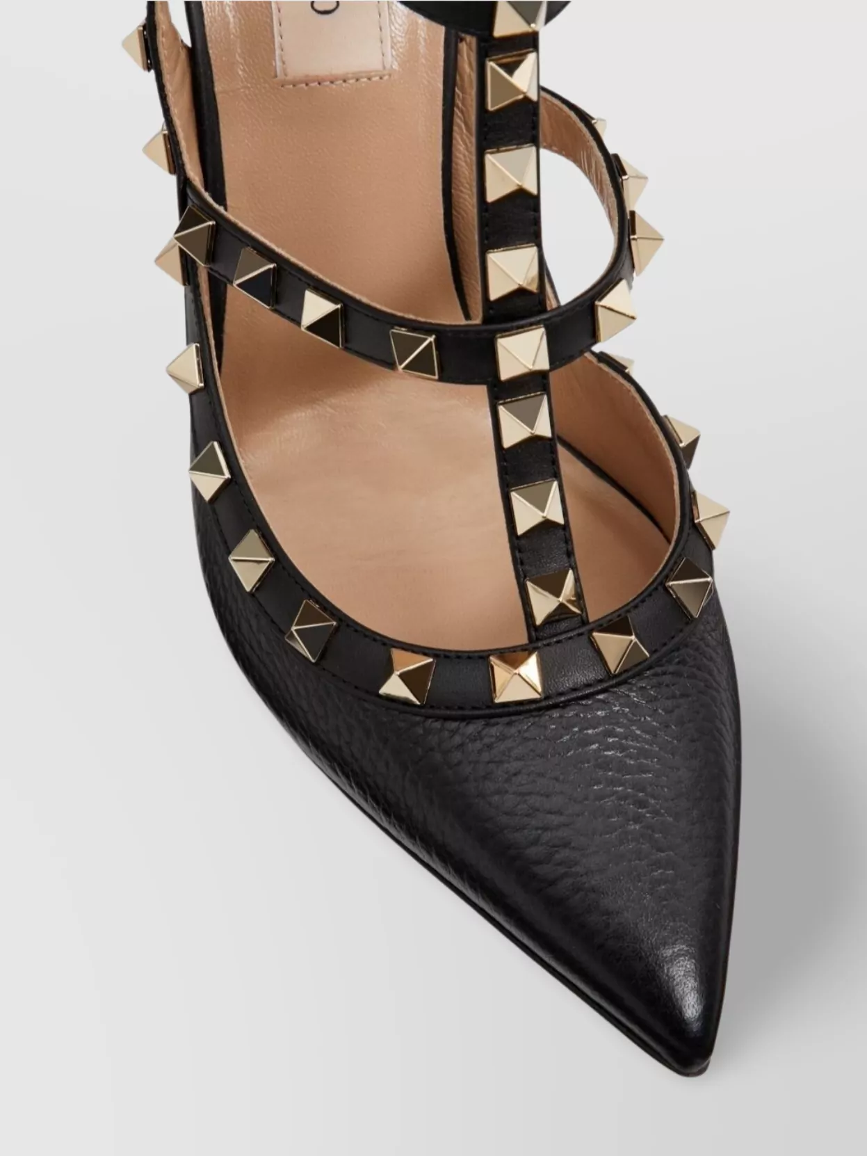 Valentino Garavani Studded Pointed Toe Slingback Pumps
