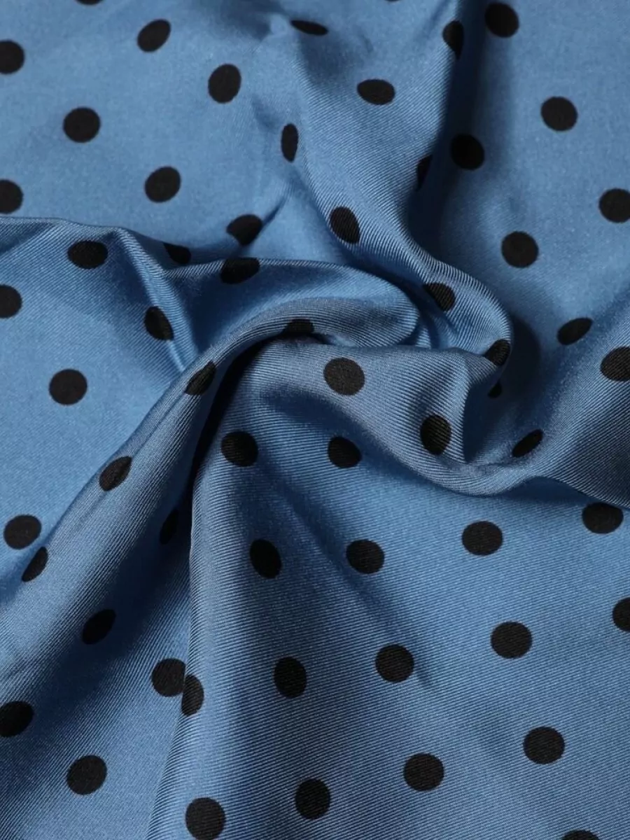 Dolce&Gabbana Silk Polka Dot Pocket Square