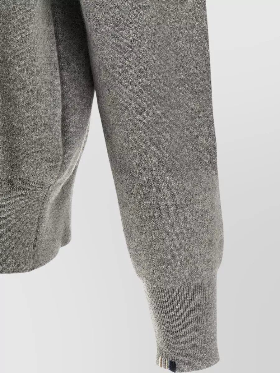 Extreme Cashmere Cashmere Ribbed Turtleneck Cardigan