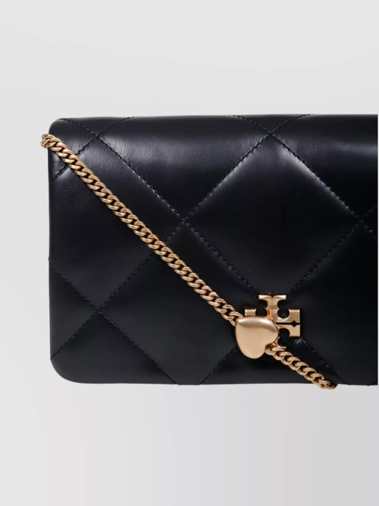 Tory Burch Diamond Quilt Chain Strap Wallet