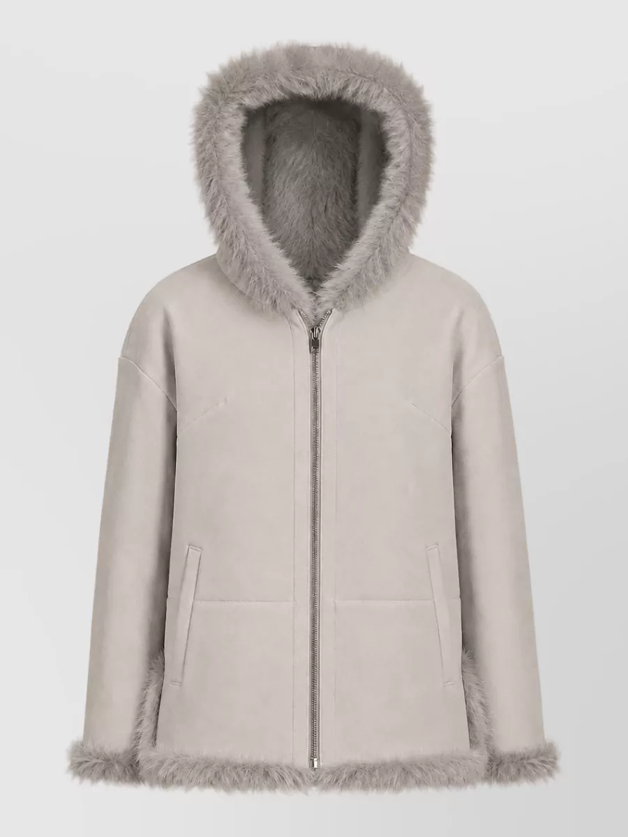 La Rose Faux Shearling Coat