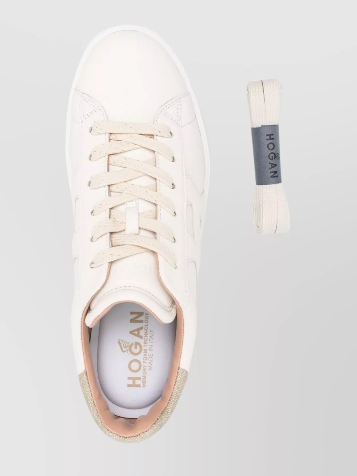 Hogan Leather Rebel Sneakers Platform Stripe