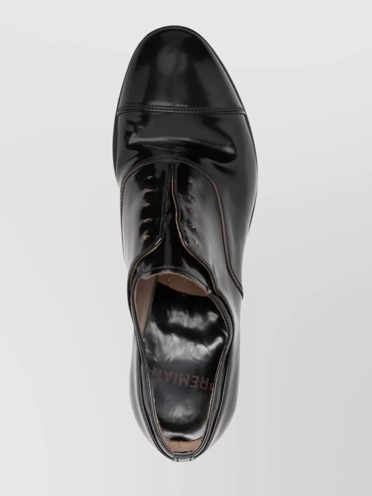 Premiata Lace Up Shoes Cap Toe Glossy Finish