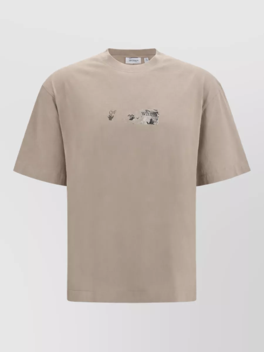 Off-White cotton oversized short-sleeve t-shirt