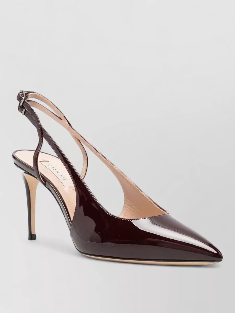 Casadei Leather Slingback Pumps