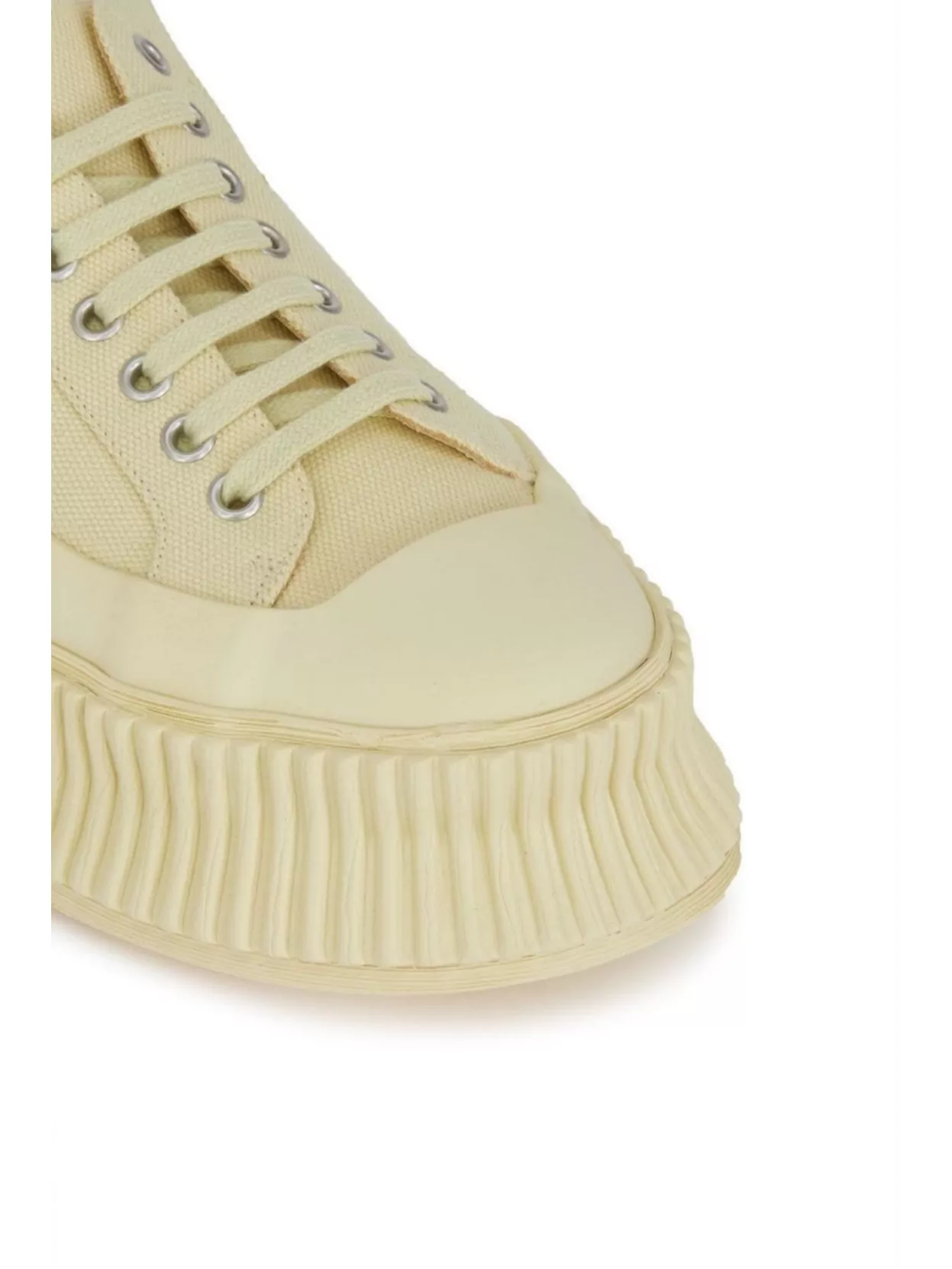 Jil Sander Low-top Round Toe Platform Sneakers