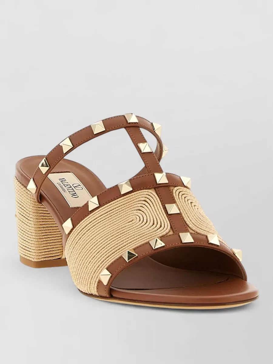 Valentino Garavani Leather Slides