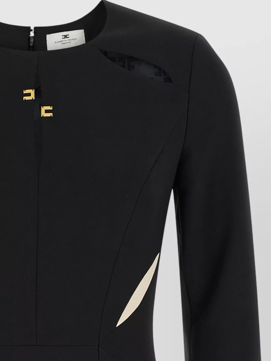 Elisabetta Franchi Cutout Mini Dress