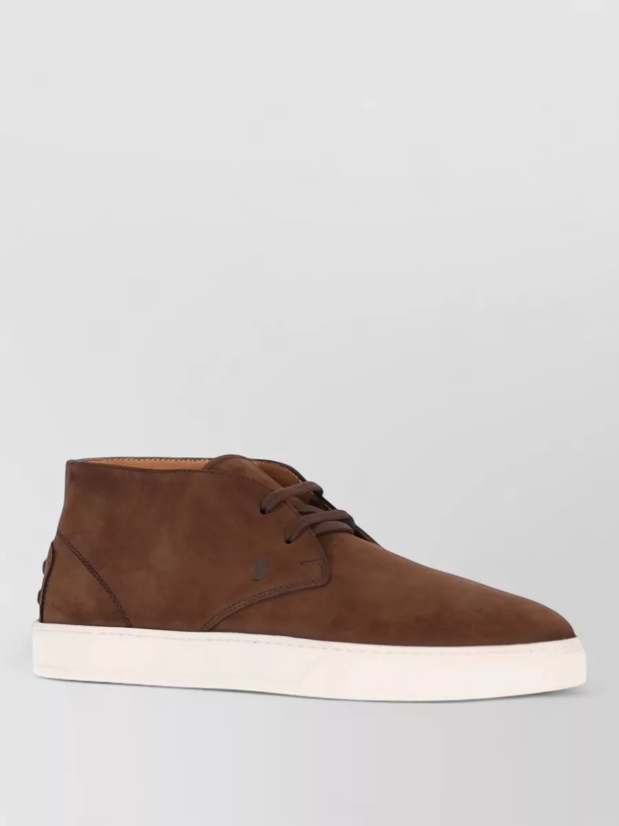 Tod's leather low top boots