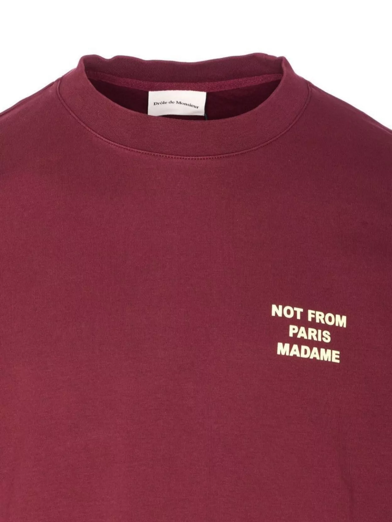 Drôle De Monsieur Crewneck Graphic Print T-Shirt