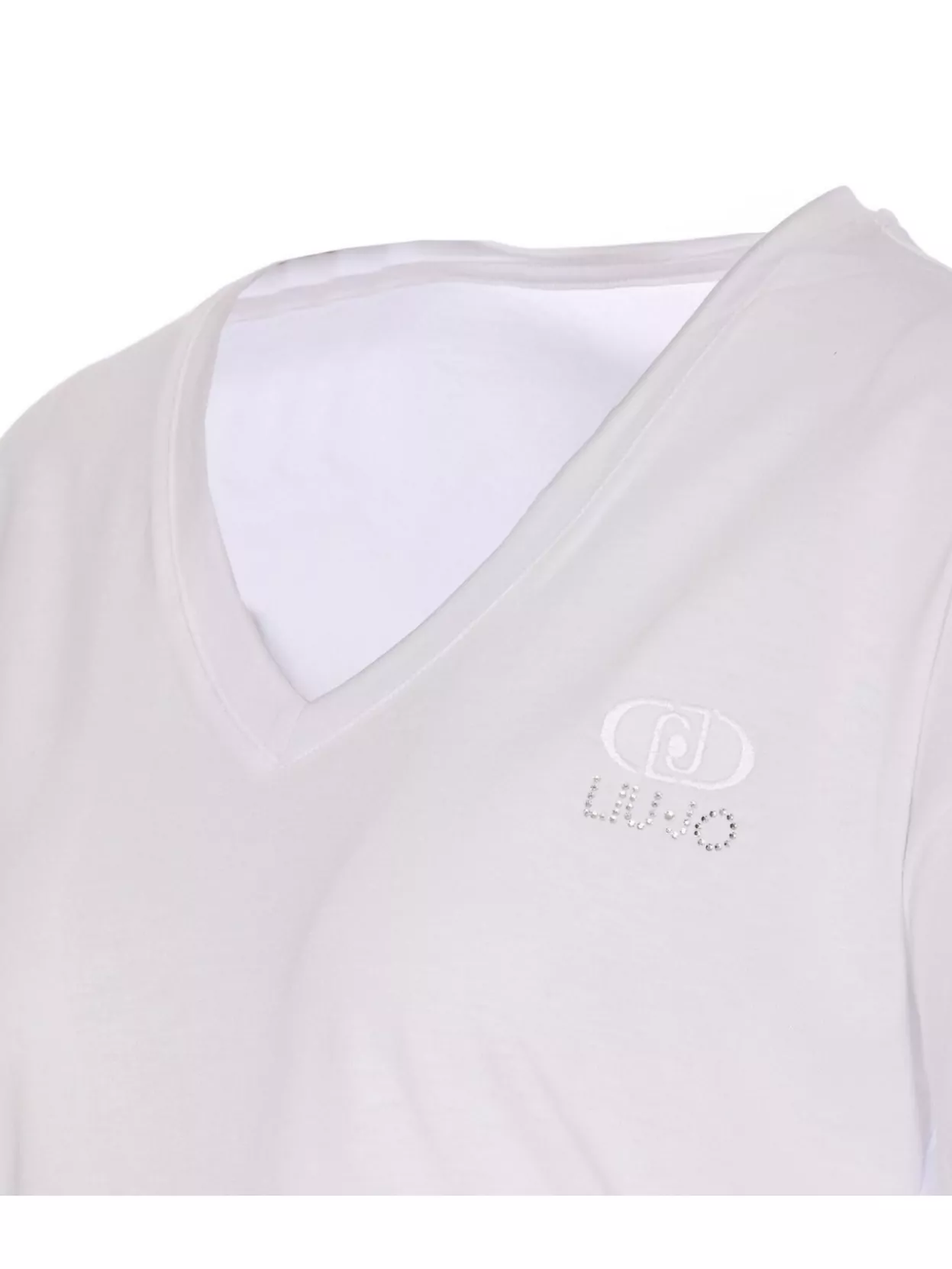 Liu •jo Animal Print Scarf Crewneck T-shirt With Leopard Detail