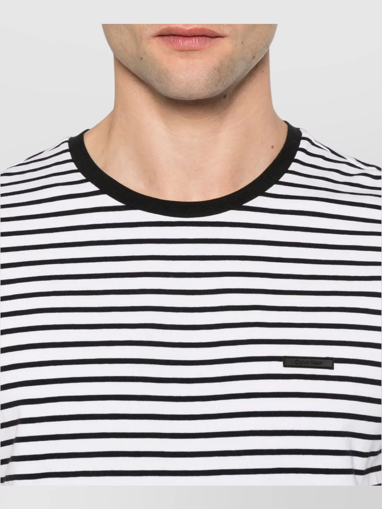 Calvin Klein Slim Fit Rayures Horizontales T-Shirt
