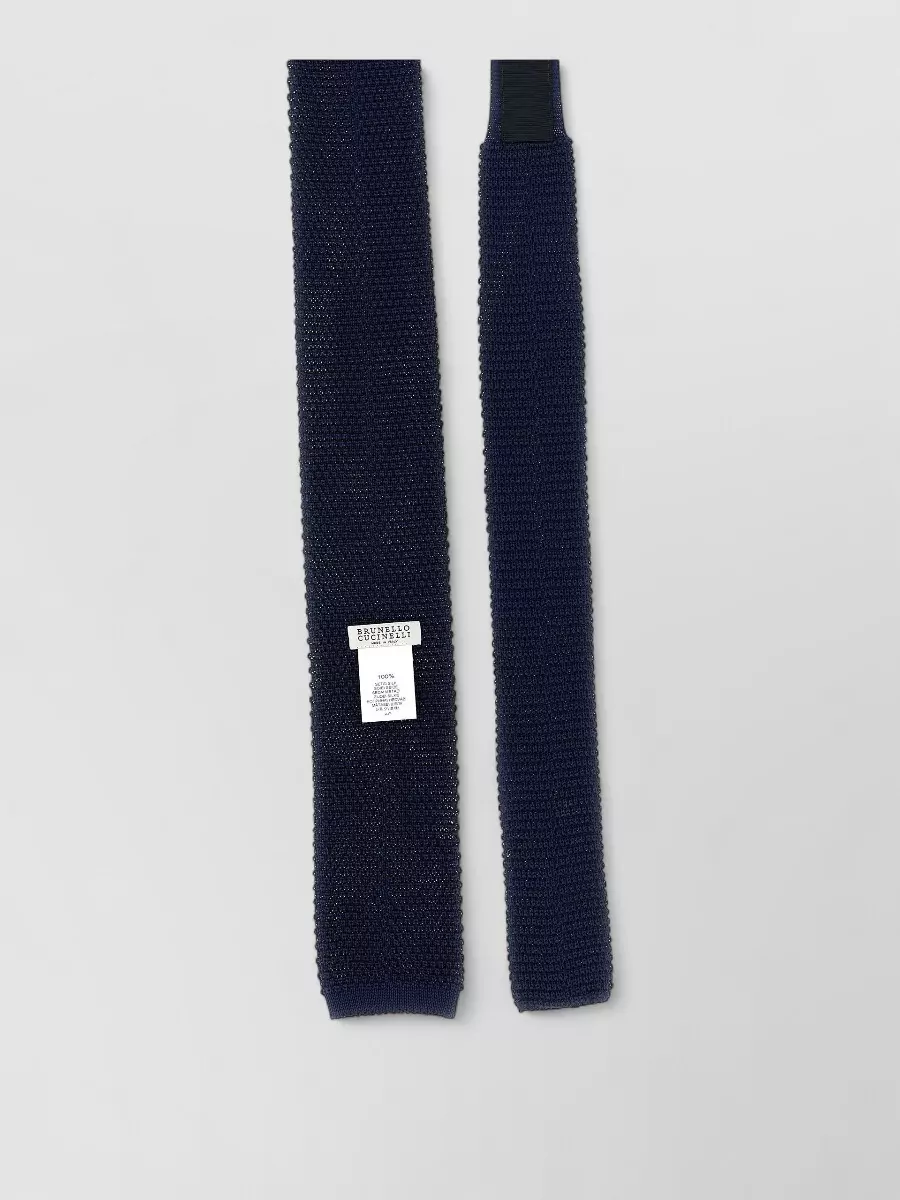 Brunello Cucinelli silk knit tie