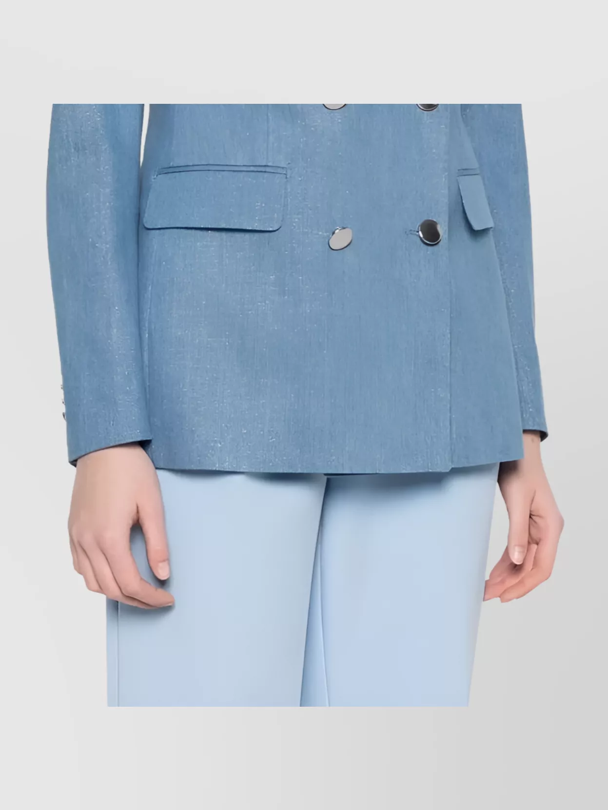 Tagliatore Structured Shoulders Blazer Glitter