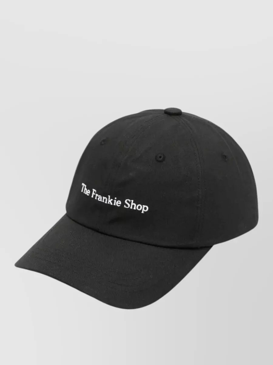 The Frankie Shop cotton logo baseball cap