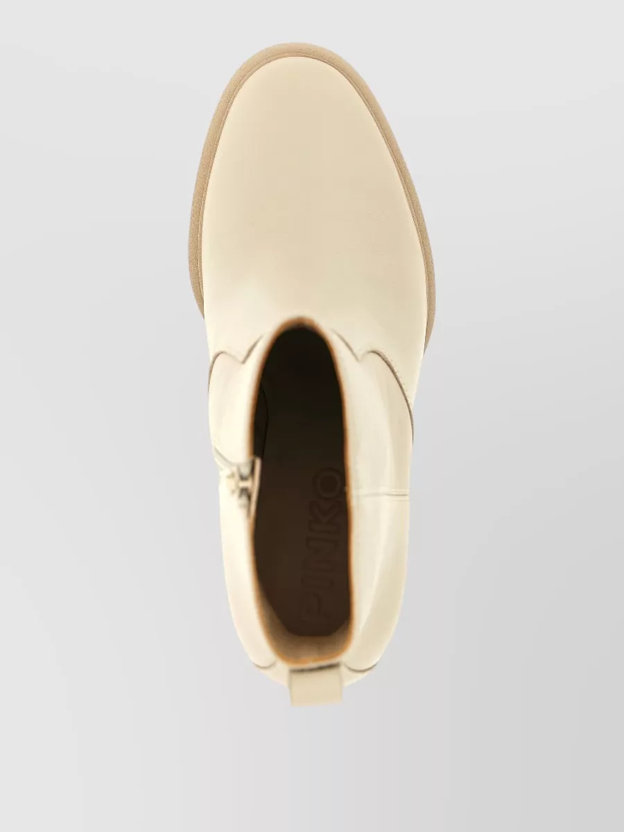 Pinko Leather Ankle Boots