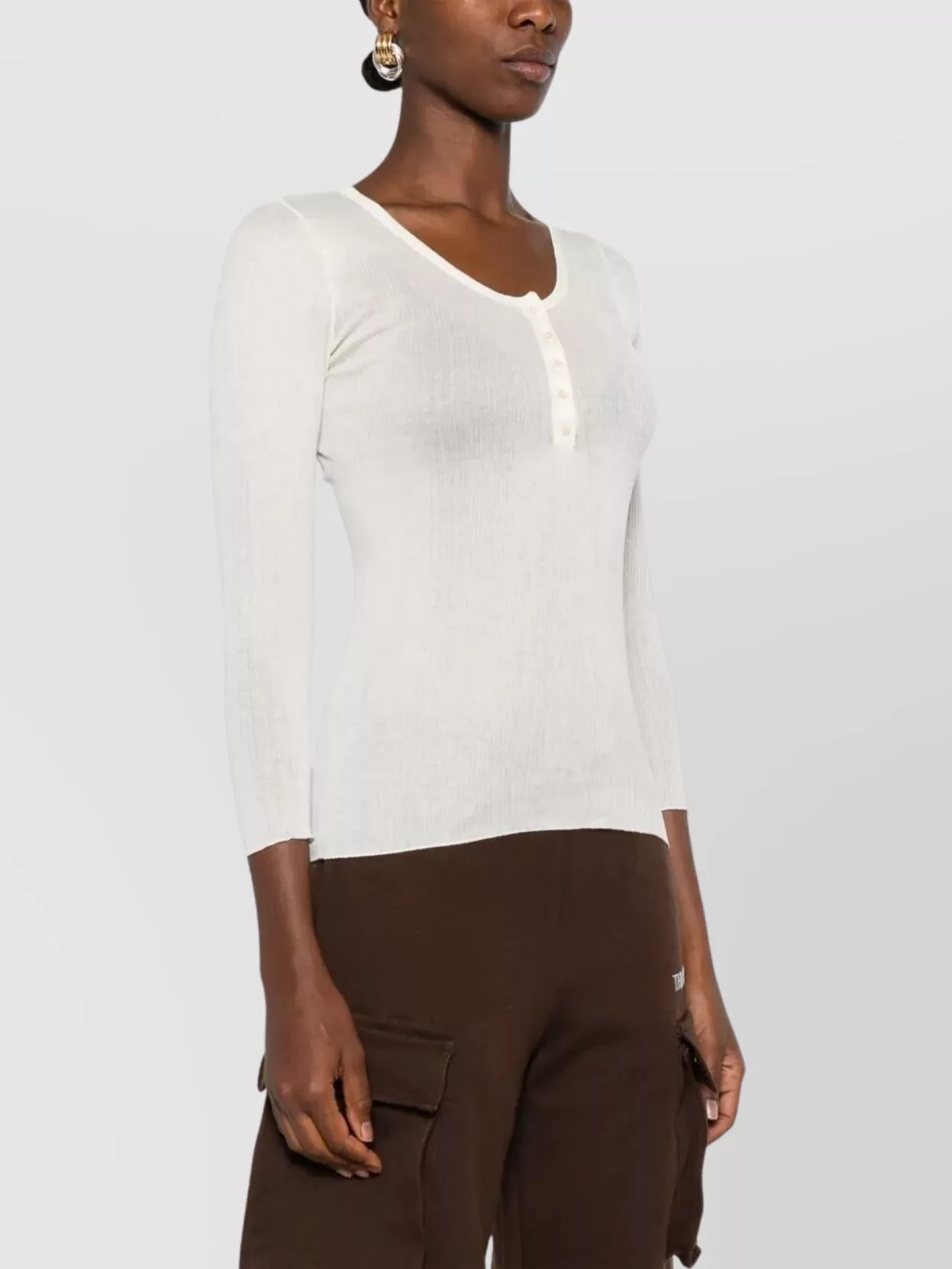 Isabel Marant Long Sleeve Cotton Top