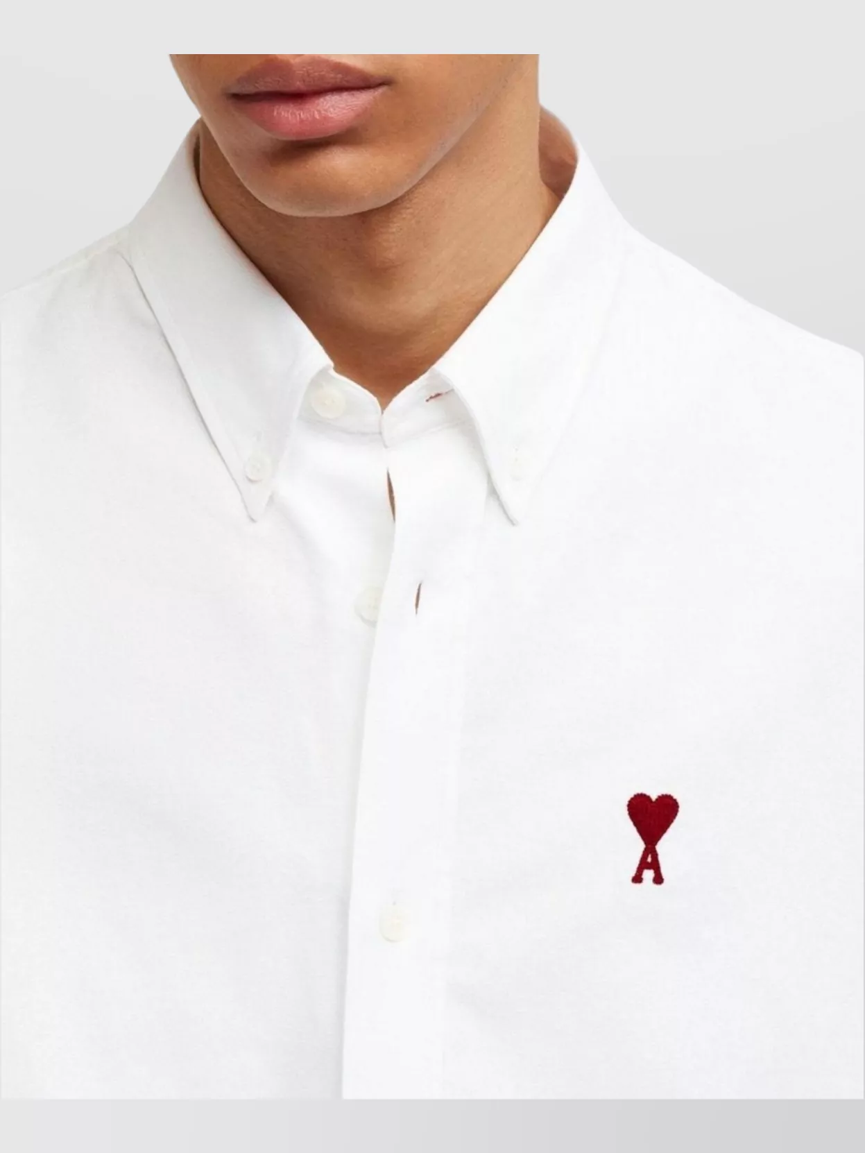 Ami Paris Heart Friend Cotton Shirt