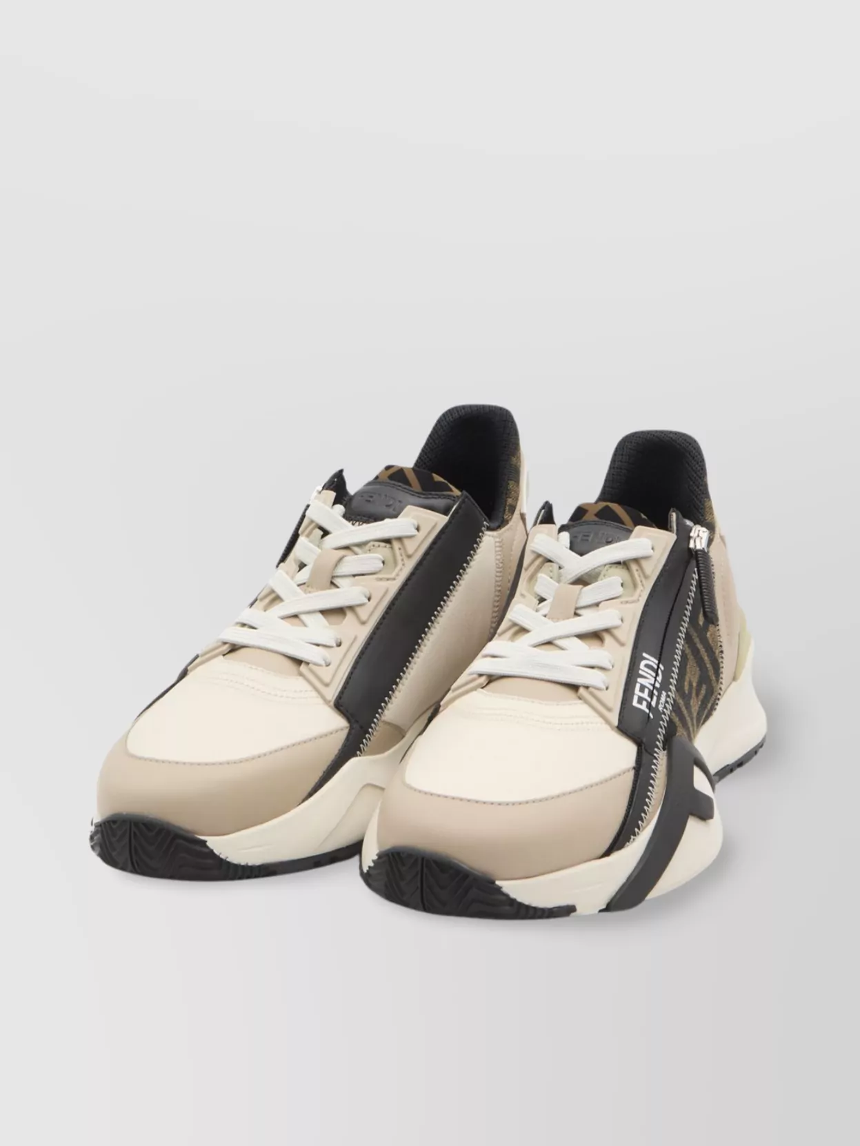 Fendi Flow Jacquard Slip-On Sneakers