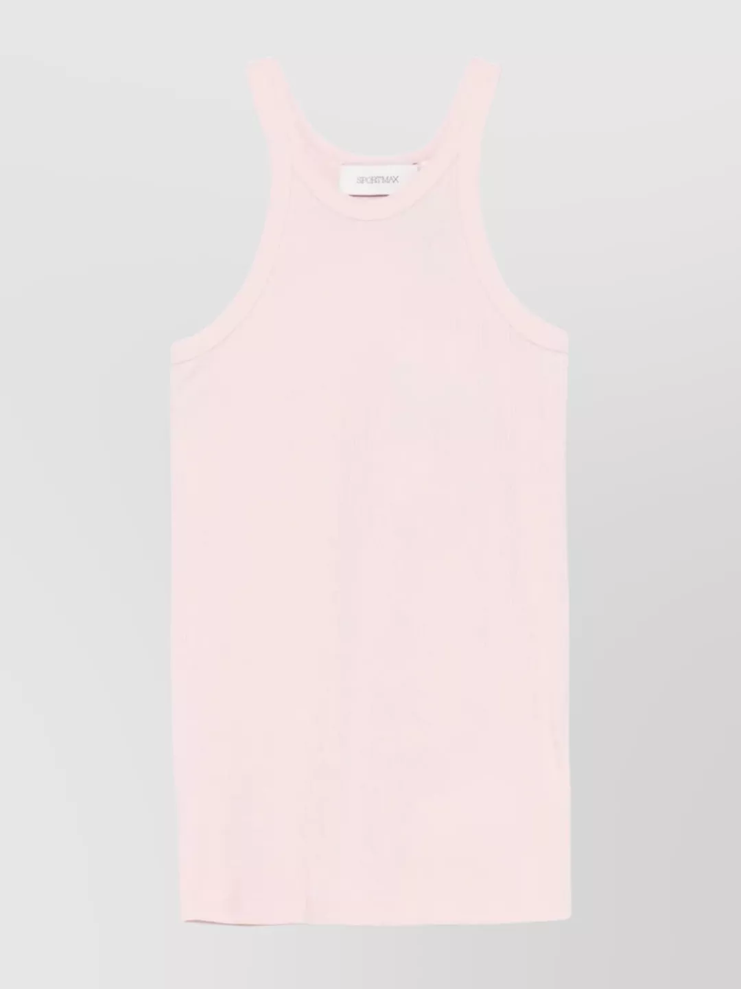 Sportmax Silk Cotton Racerback Tank Top
