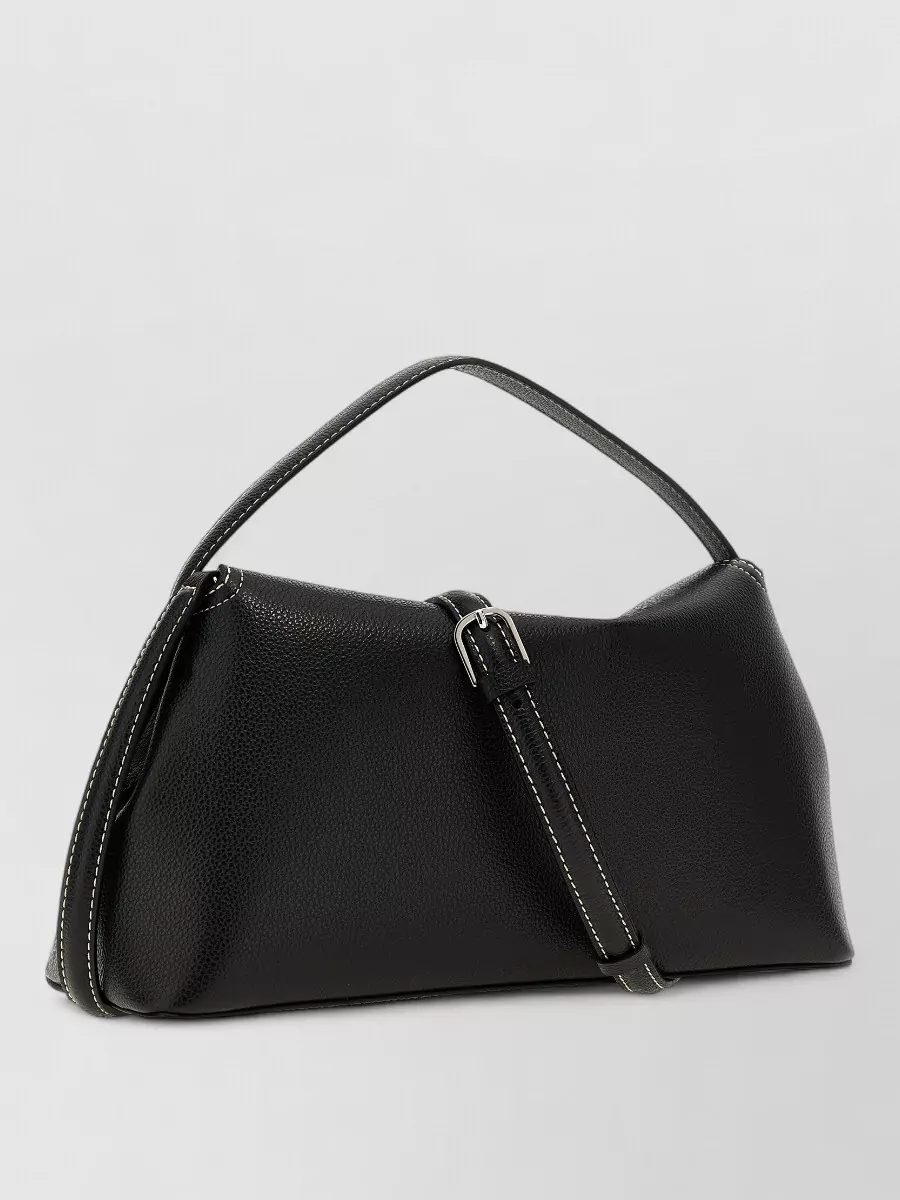 Totême Leather Shoulder Tote Bag
