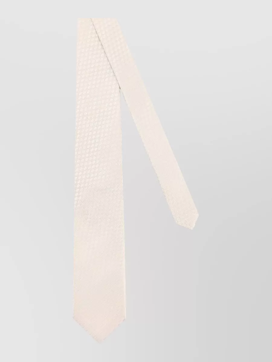 Tom Ford Silk Geometric-Print Tie