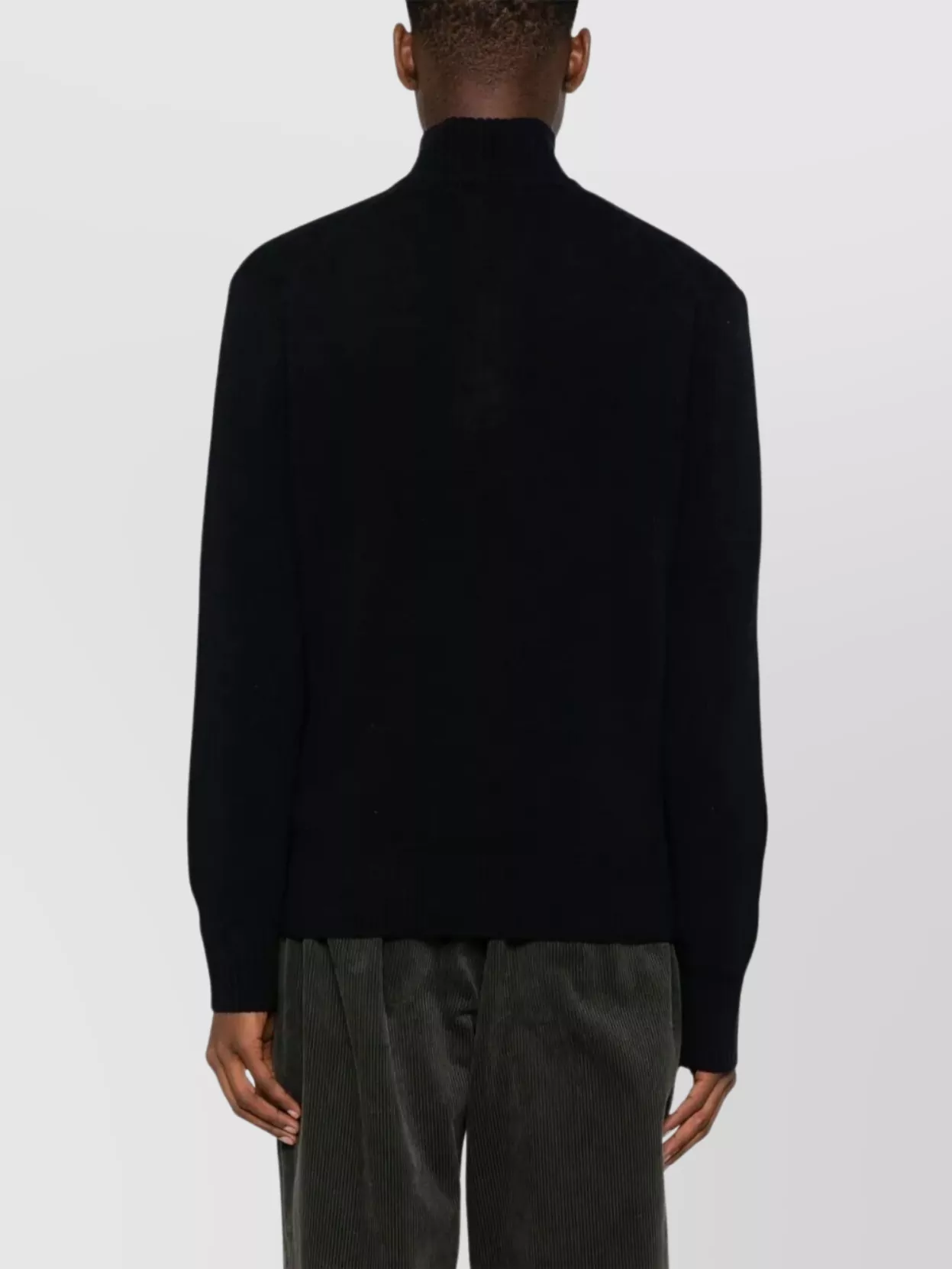 Lacoste Ribbed Cuff And Hem Knit Sweater