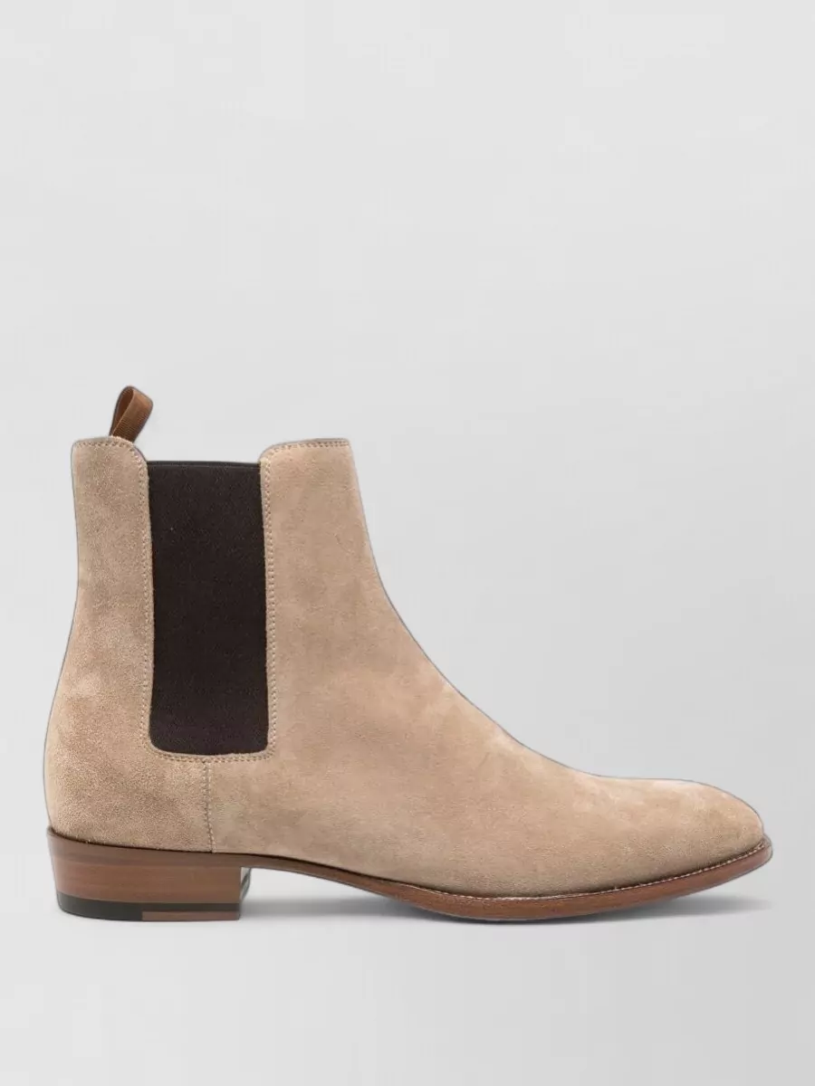 Saint Laurent suede ankle boots