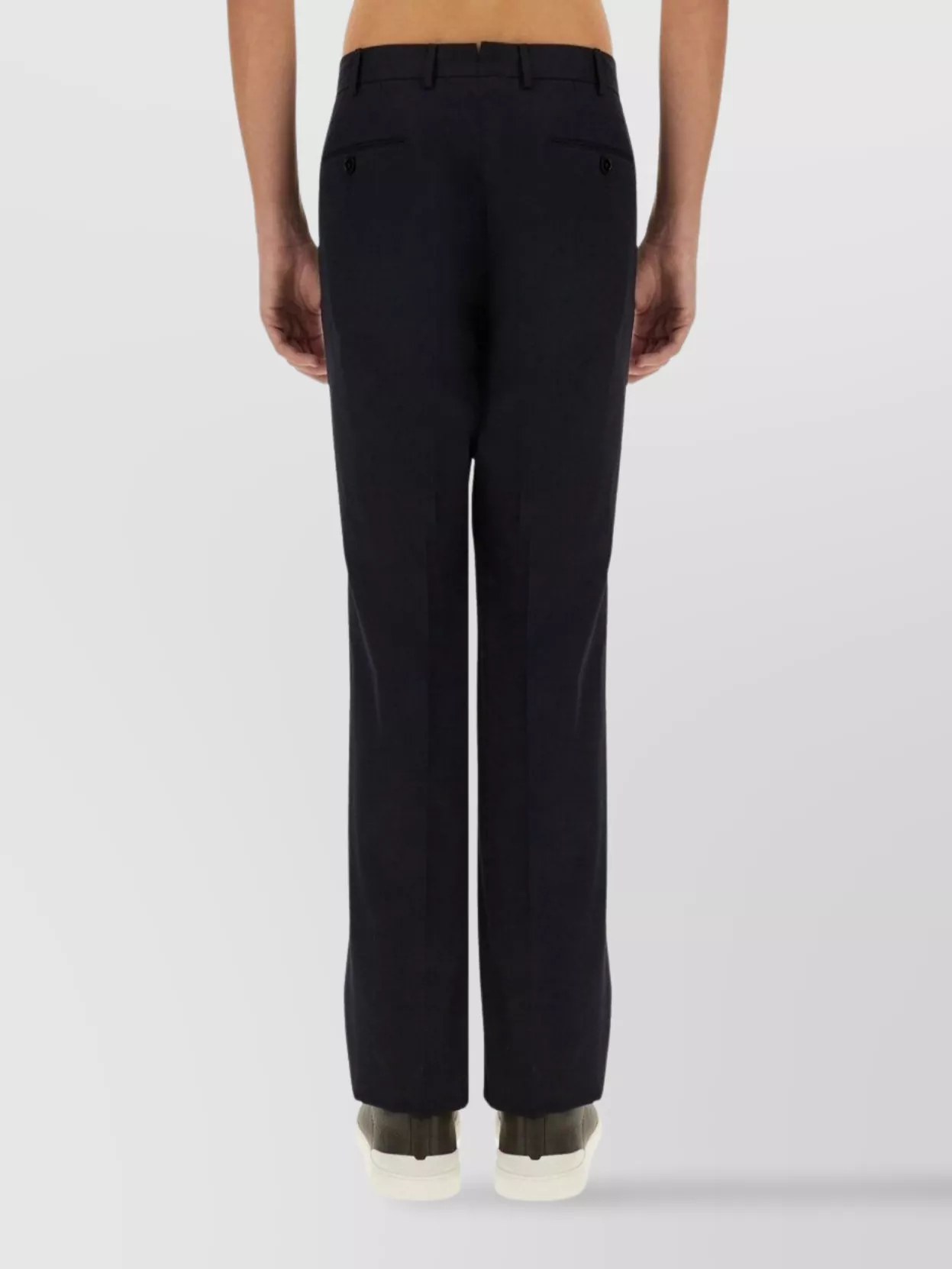 ZEGNA STRAIGHT LEG TROUSERS POCKETS